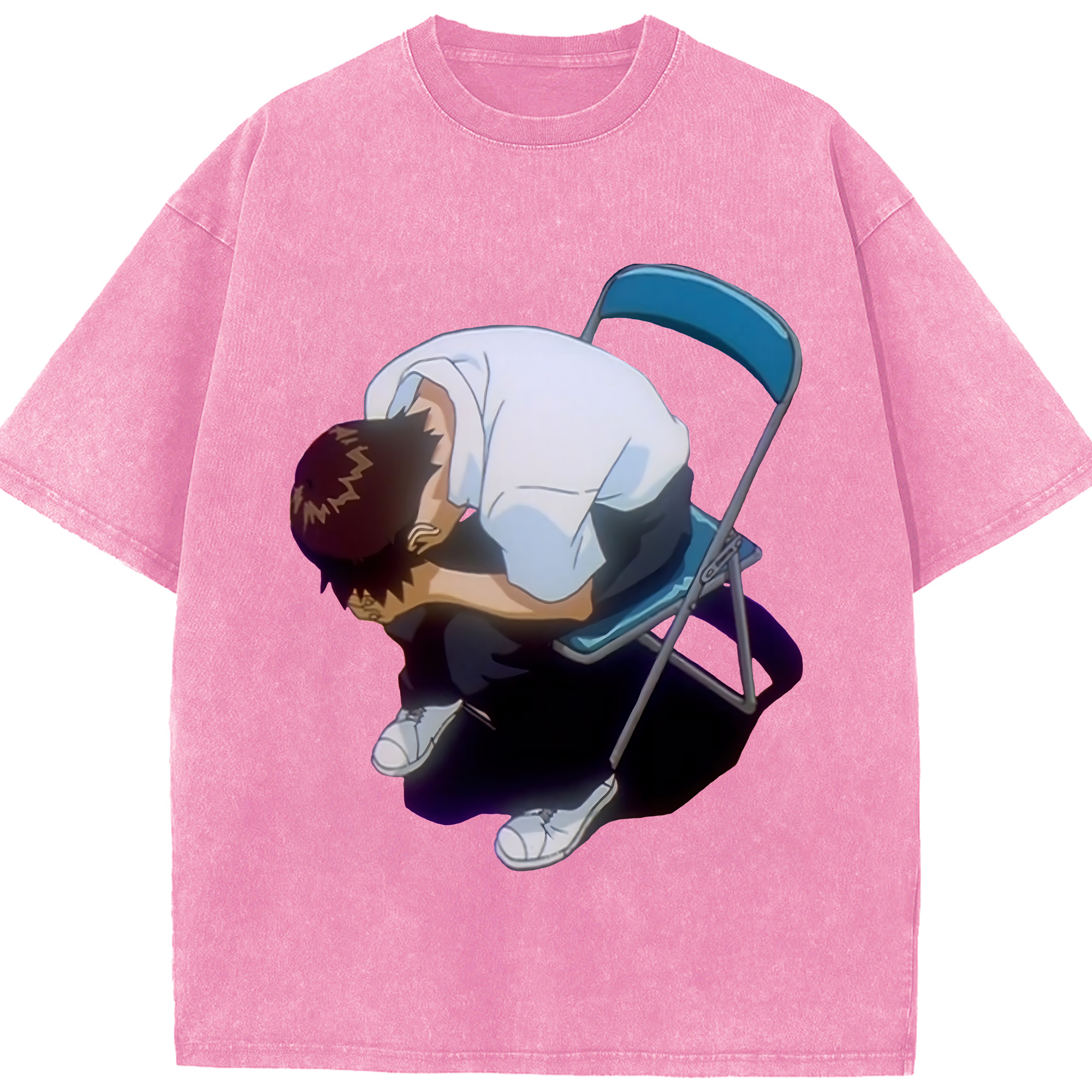 （画像用） EVA 新世紀エヴァンゲリオン 綿100% ヴィンテージ風 半袖Tシャツ（フロントプリント）